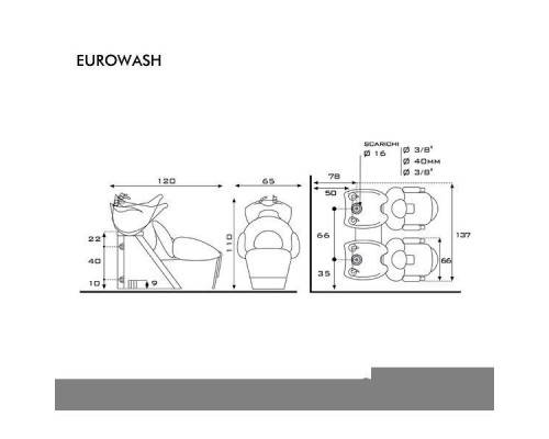 Мойка парикмахерская EUROWASH