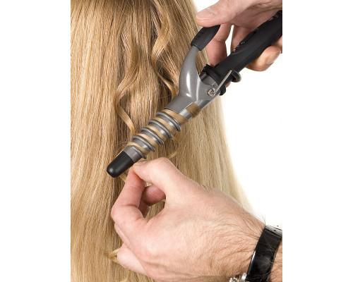 Плойка Hairway Titanium-Tourmaline mini кон.спир.25-16мм 35W